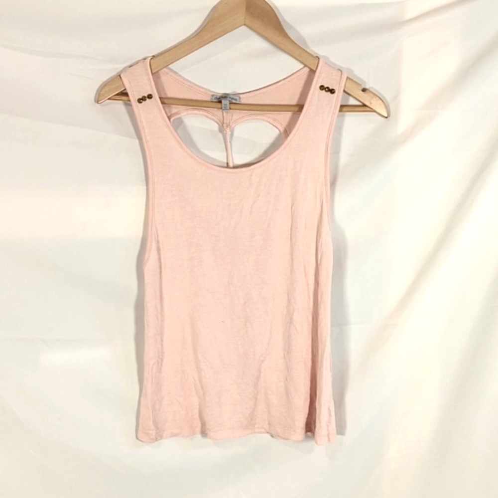 Free with bundle! XS pale pink heart back tank top from Charlotte Russe